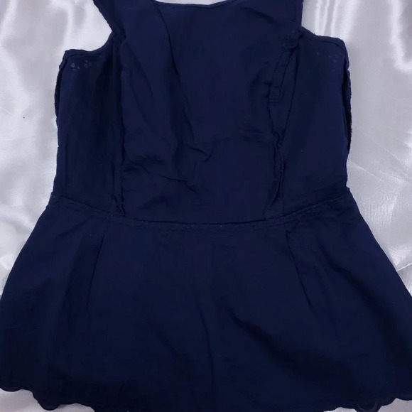 Lilly Pulitzer Navy Ashton Eyelet Tank Top - Picture 11 of 11